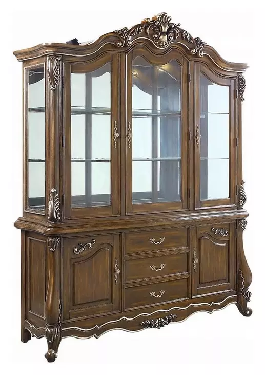 Latisha Antique Oak Extendable Rectangular Dining Room Set