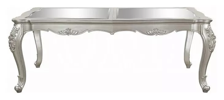 Bently Champagne 96" Extendable Rectangular Dining Table