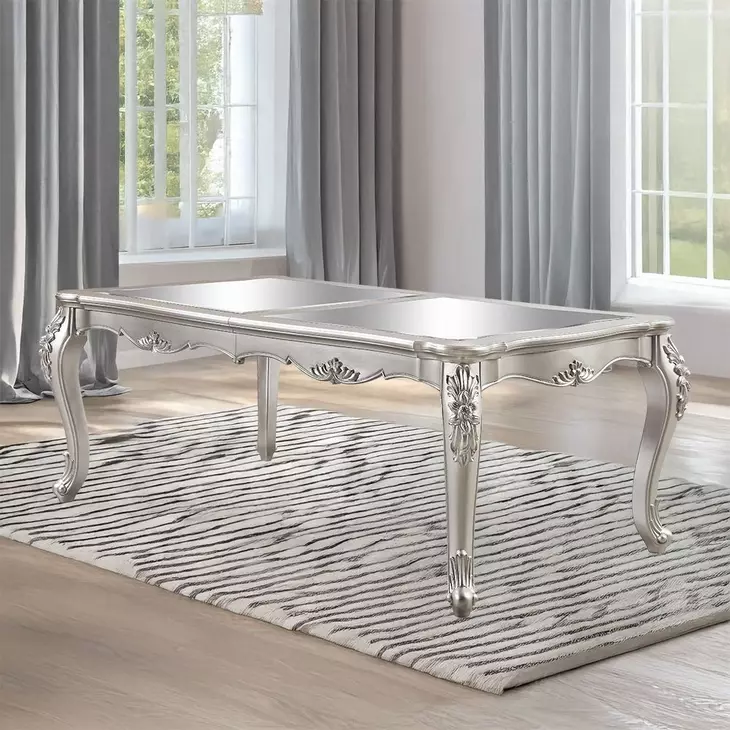 Bently Champagne 96" Extendable Dining Room Set