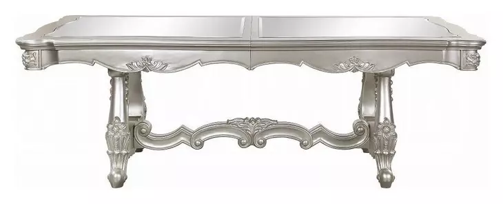 Bently Champagne 114" Extendable Rectangular Dining Table