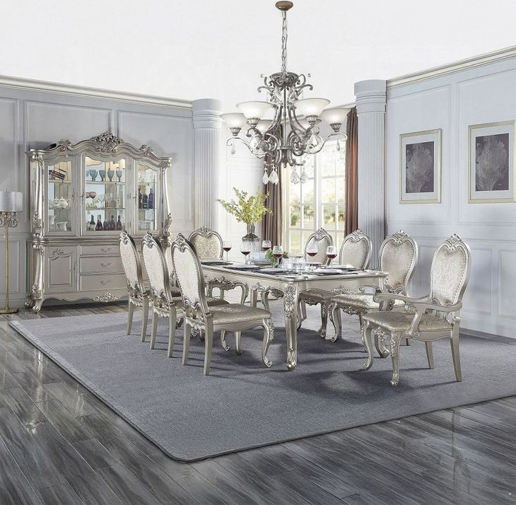 Bently Champagne 96" Extendable Dining Room Set