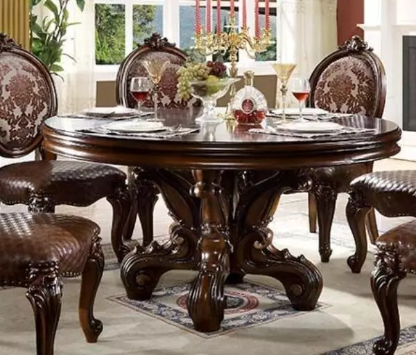 Versailles Cherry 60" Round Dining Table