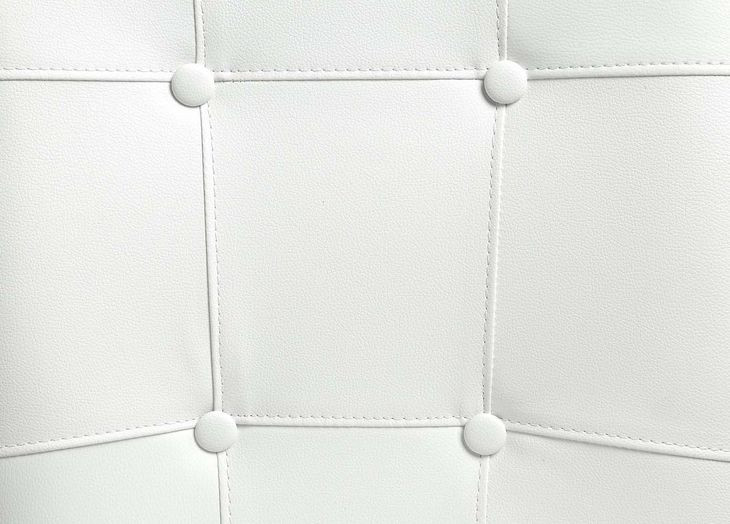 Hussein White Upholstered Side Chair Set of 2