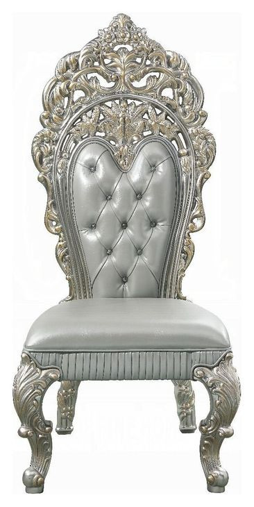 Sandoval Gray Upholstered Side Chair Set of 2