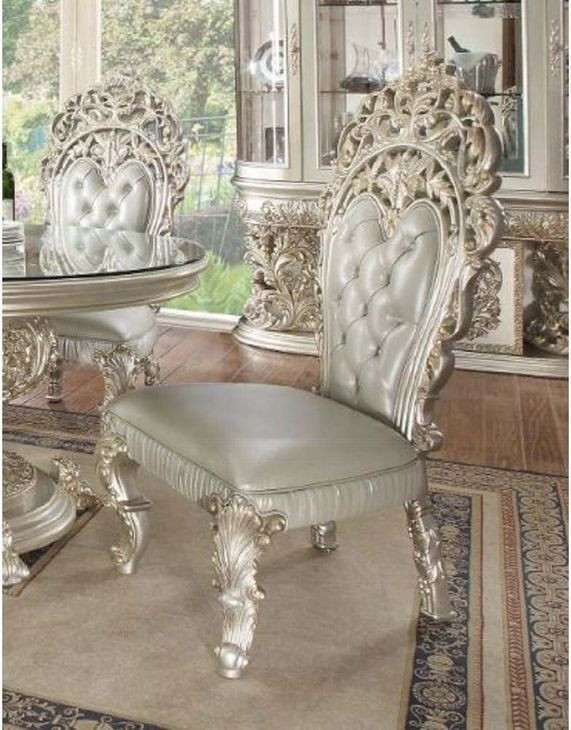 Sandoval Gray Upholstered Side Chair Set of 2