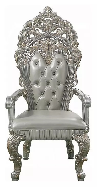 Sandoval Beige Upholstered Arm Chair Set of 2