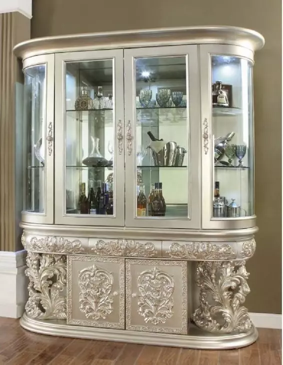 Sandoval Champagne Oval Dining Room Set