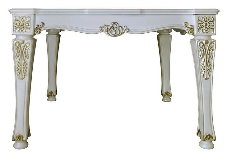 Vendome Antique Pearl 54" Square Counter Height Dining Table