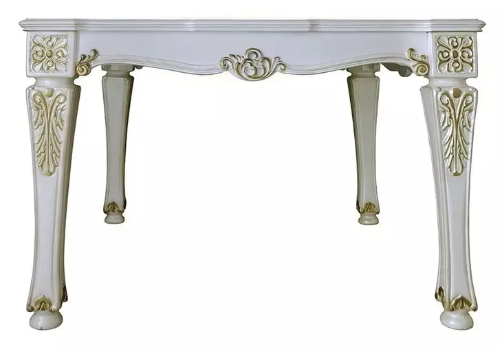 Vendome Antique Pearl 54" Square Counter Height Dining Table