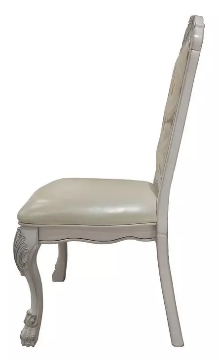 Dresden Bone White Extendable Rectangular Dining Room Set