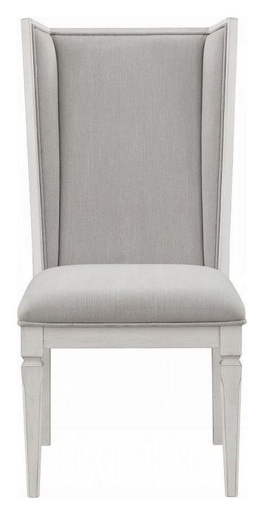 Katia Light Gray Upholstered Side Chair Set of 2