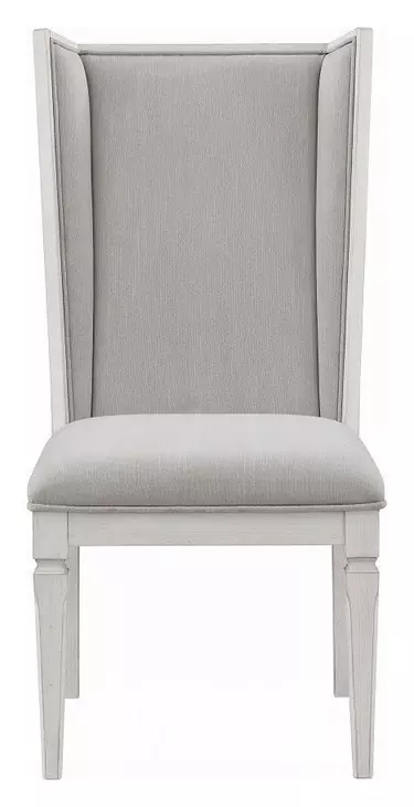 Katia Light Gray Upholstered Side Chair Set of 2