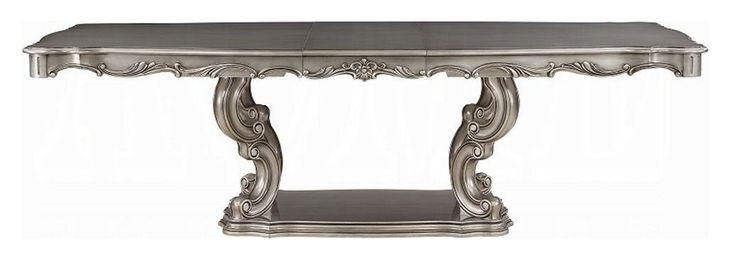 Ariadne Antique Platinum 102" Rectangular Dining Table