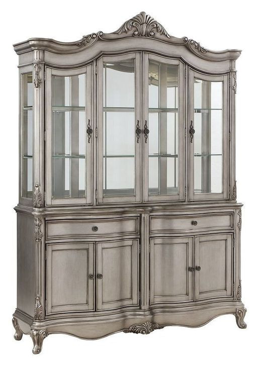 Ariadne Antique Platinum Dining Room Set