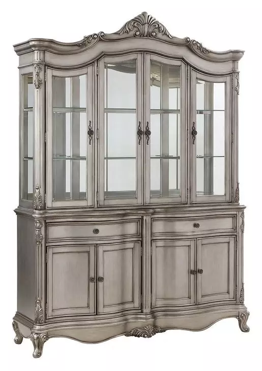 Ariadne Antique Platinum Dining Room Set
