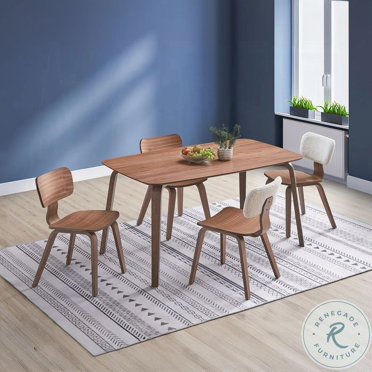 Casson Walnut Rectangular Dining Room Set from ACME Furniture