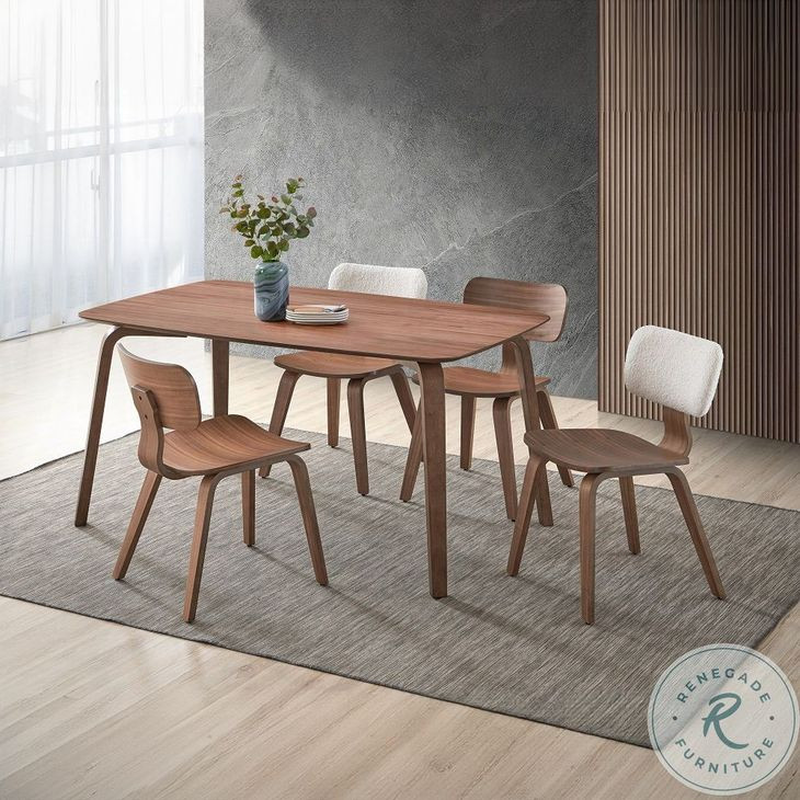 Casson Walnut Rectangular Dining Room Set from ACME Furniture