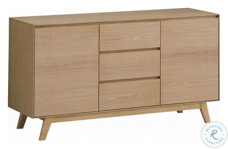 Kasem Oak Round Dining Room Set