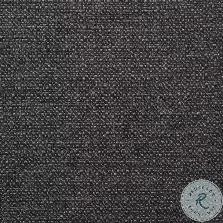 Jaramillo Black Chenille and Black Side Chair Set of 2