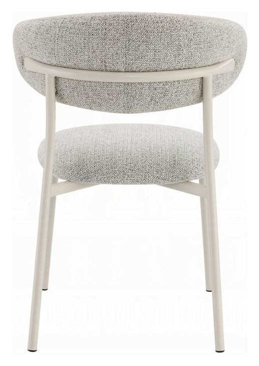 Kalam White and Beige Ceramic Top Dining Room Set