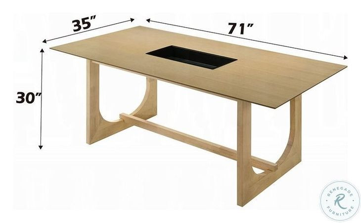 Blayde Natural 71" Rectangular Dining Table