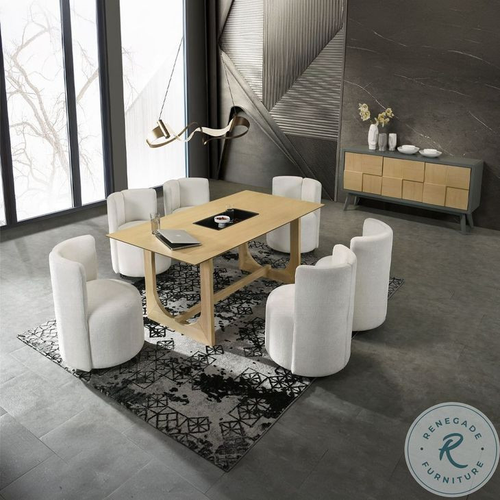 Blayde Natural Rectangular Dining Room Set