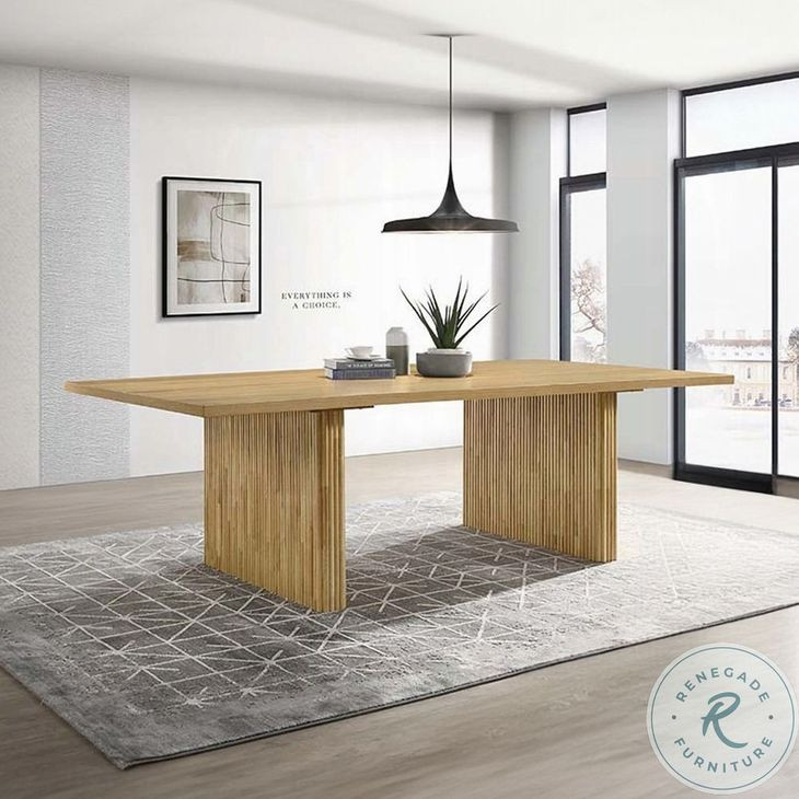 Einar Natural 94" Rectangular Dining Table