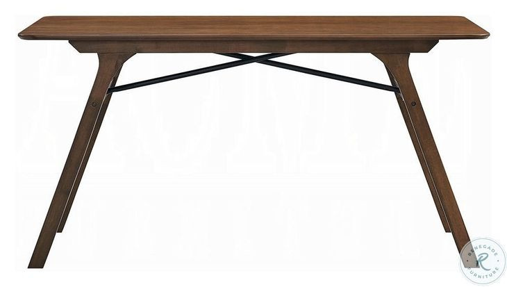 Kaela Walnut 59" Rectangular Dining Table
