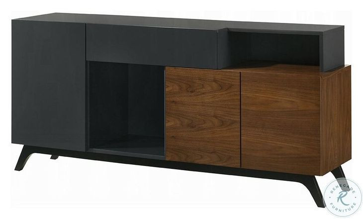 Destin Ceramic and Walnut Rectangular Dining Room Set