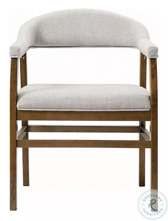 Darcy Dark Walnut Arm Chair Set of 2