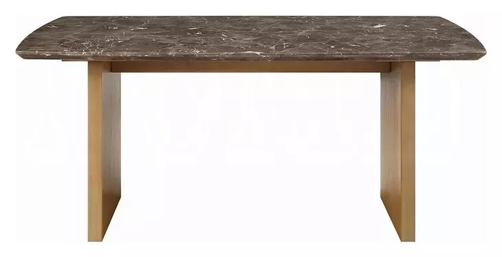 Jaramillo Natural 72" Rectangular Marble Top Dining Table