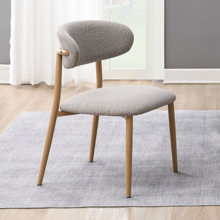 Kacey Gray Upholstered Side Chair Set of 2