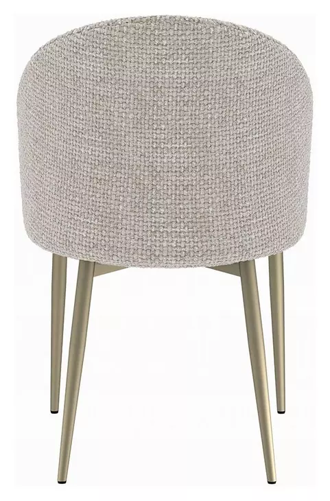 Cora White and Golden Champagne Extendable Dining Room Set