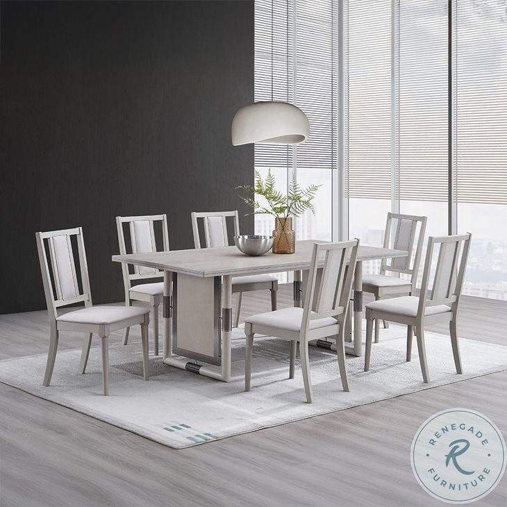 Marta Natural Rectangular Dining Room Set