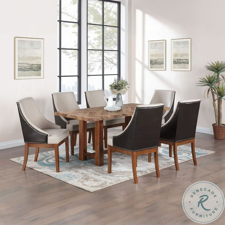 Gilsea Brown 71" Rectangular Dining Table