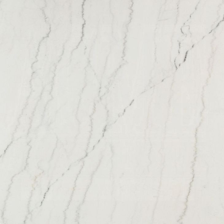 Edwyn White and Espresso 54" Round Marble Top Dining Table