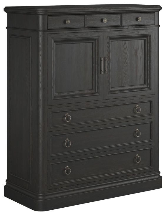 Atrium Black 8 Drawer Chest