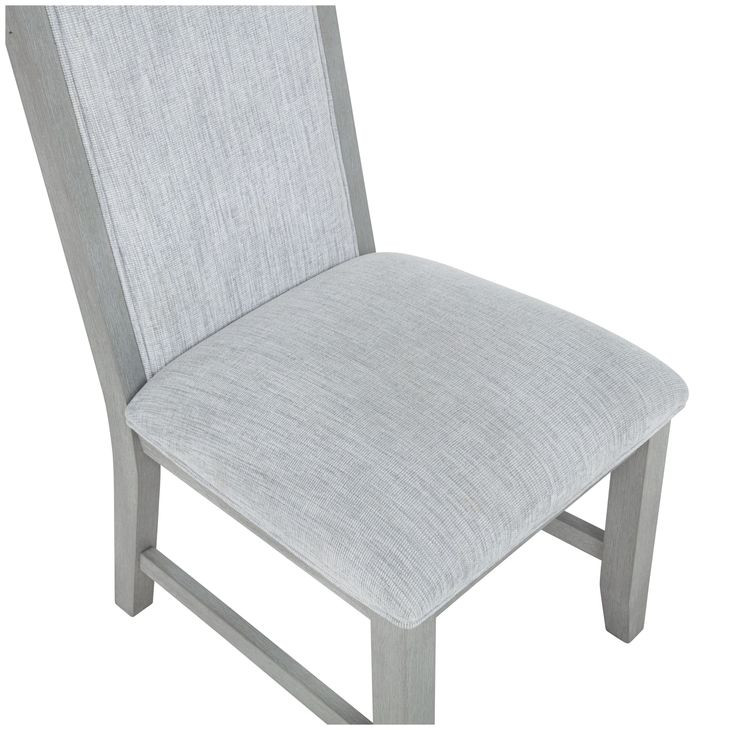 Fiona Mist Gray Upholstered Dining Side Chair Set of 2