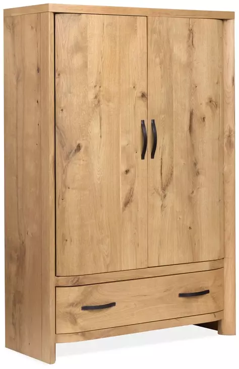 Laramie Honey Wheat 2 Door Armoire