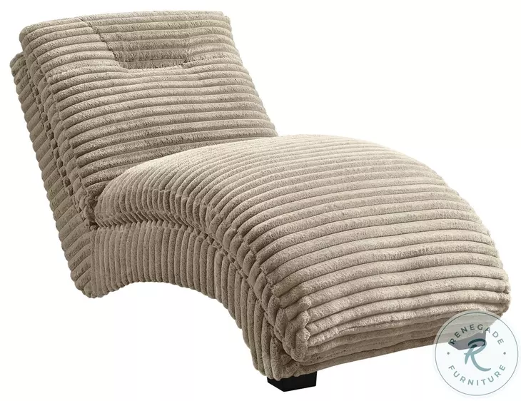 Victoria Taupe Chaise