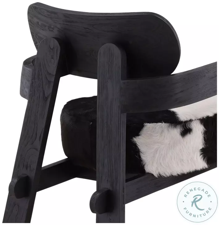Raphae Black And White Occasional Chair