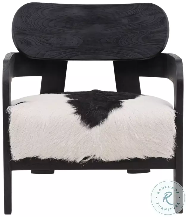 Raphae Black And White Occasional Chair