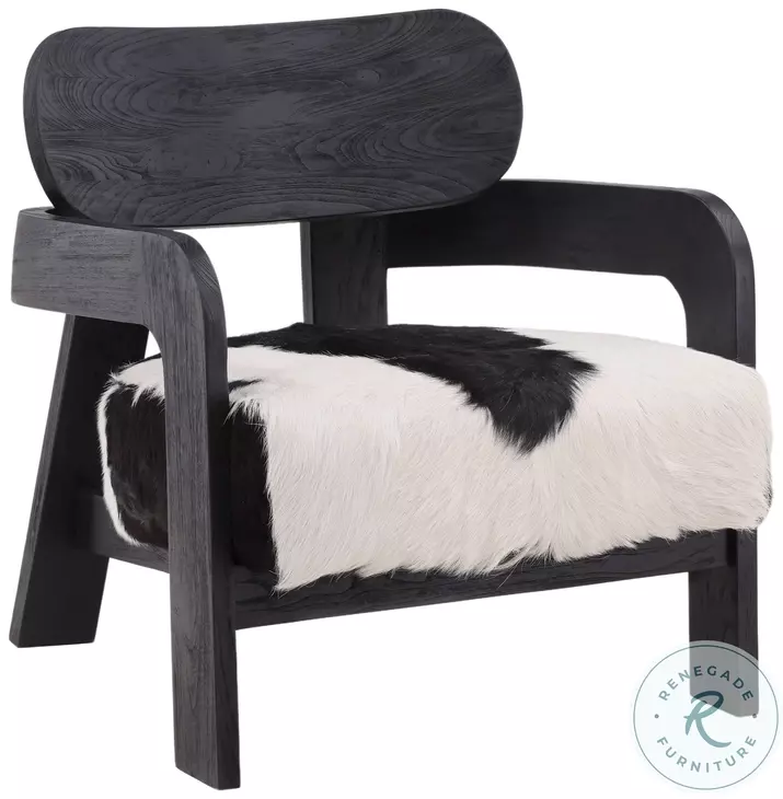 Raphae Black And White Occasional Chair