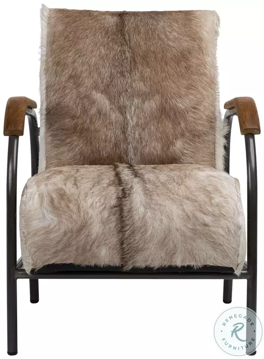 Lane Natural Brown And Black Occasional Chair