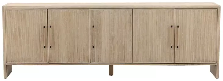 Isla Light Natural 5 Door Sideboard