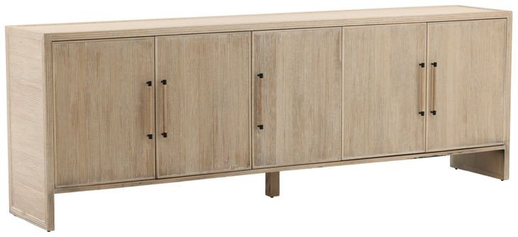 Isla Light Natural 5 Door Sideboard