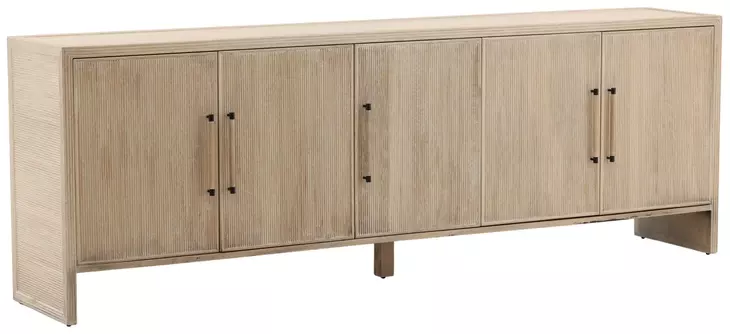 Isla Light Natural 5 Door Sideboard