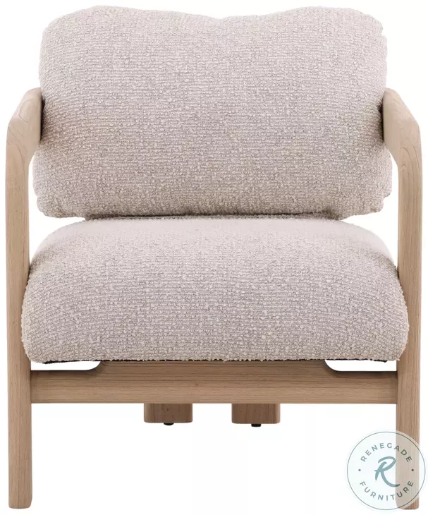 Chave Cream And Light Natural Occasional Chair