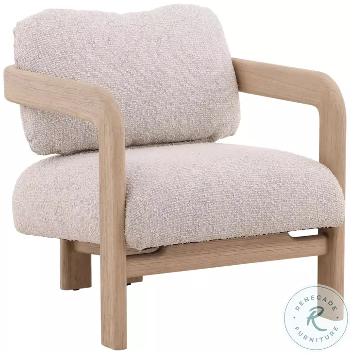 Chave Cream And Light Natural Occasional Chair
