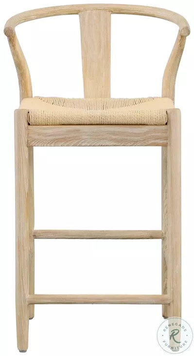 Renaul Light Bleached Natural Counter Height Stool